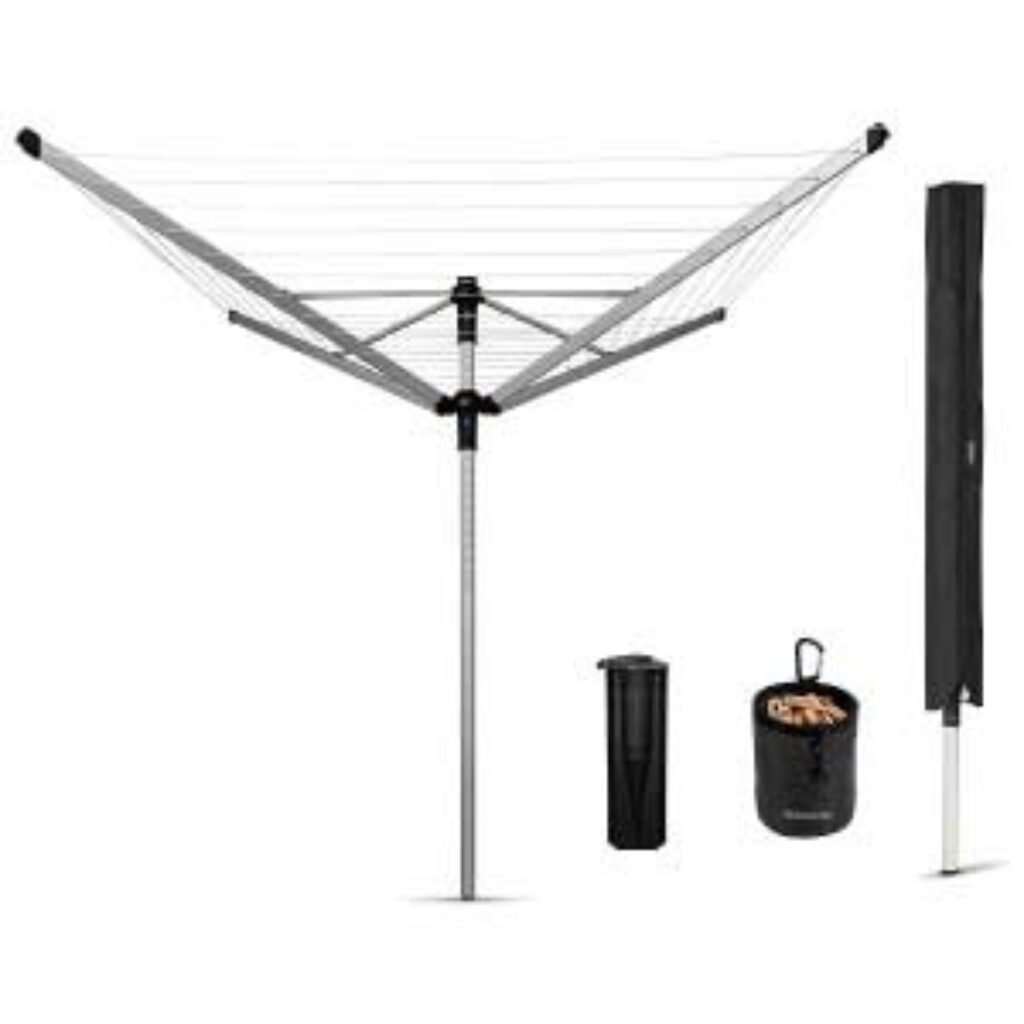 Brabantia Tendedero de Jardín con Soporte para Hormigón Brabantia Tendedero de Jardín con Soporte para Hormigón