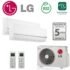 Multsplit 2×1 LG PC09SQ + PC12SQ + MU3R21